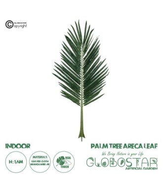 GloboStar® Artificial Garden ARECA PALM LEAF 20179 - Τεχνητό Διακοσμητικό Φύλο Φοινικόδεντρου Αρέκα Π70 x Υ160cm